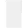 vidaXL Rolgordijn verduisterend 125x230 cm stofbreedte 121,6 cm wit