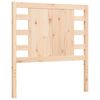 vidaXL Bedframe met hoofdbord massief hout