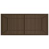 vidaXL Tuintafel 190x80x72 cm staal bruin