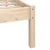 vidaXL Bedframe massief grenenhout 100x200 cm