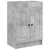 vidaXL Badkamer onder wastafel kast Betongrijs 78,5 x 37,5 x 81 cm