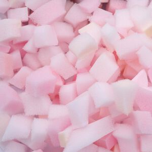 vidaXL Versnipperde schuimvulling Roze 10 kg Polyurethan