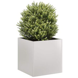 vidaXL Plantenbak 40x40x40 cm roestvrij staal