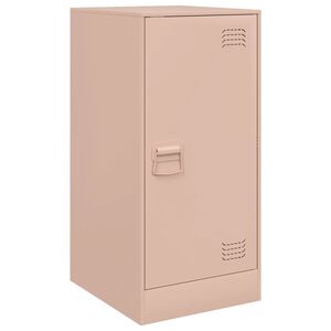 vidaXL Dressoir 34,5x39x73 cm staal roze
