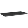 vidaXL Wandschappen 4 st 40x20x1,5 cm spaanplaat hoogglans zwart