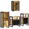 vidaXL Badkamermeubelset 4 st Bruin 55 x 35 x 60 cm Massief Mango Hout