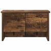 vidaXL Wandgemonteerde kapstok met plank Gerookt eiken 50 x 20 x 30 cm