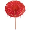 vidaXL Balinese Parasol Rood 185 x 185 x 260 cm