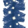 vidaXL Kerstslinger met LED-lampjes 5 m blauw