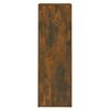 vidaXL Tv-meubelen 2 st 30,5x30x90 cm bewerkt hout gerookt eikenkleur