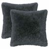 vidaXL Kussen met kussen HEERLEN 6 st Antraciet PV Fleece