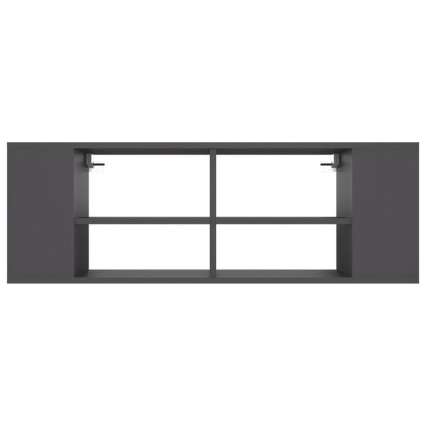 vidaXL Tv-wandmeubel 102x35x35 cm bewerkt hout grijs