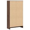 vidaXL Boekenkast 60x24x109 cm bewerkt hout bruin eikenkleurig