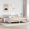 vidaXL Bedframe met hoofdbord massief grenenhout 200x200 cm