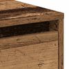 vidaXL Nachtkastje met lade 2 pcs Oudhout 45 x 34 x 44 cm Bewerkt hout