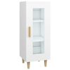 vidaXL Dressoir 34,5x34x90 cm bewerkt hout wit
