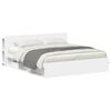vidaXL Bedframe met opslag Wit 180 x 200 cm Bewerkt hout
