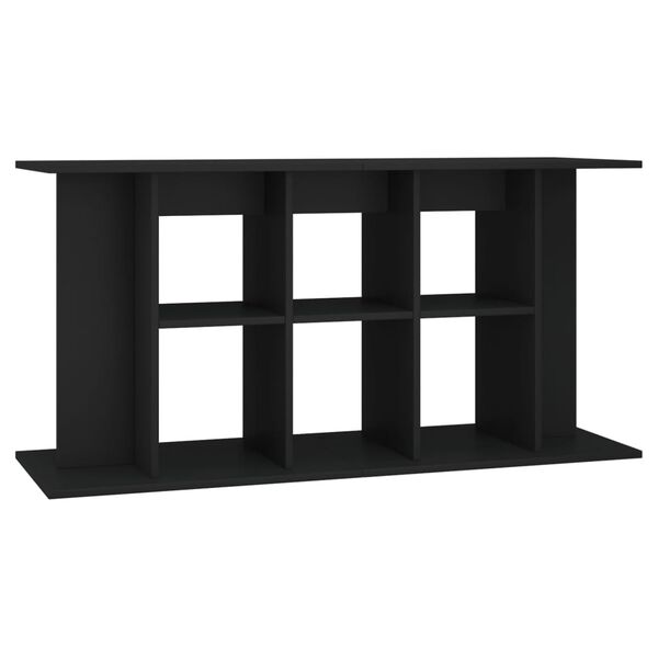 vidaXL Aquariumstandaard 120x40x60 cm bewerkt hout zwart