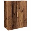 vidaXL Highboard Oud hout 69,5 x 34 x 180 cm Bewerkt hout