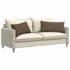vidaXL Sofa Kussens 2 pcs Bruin 80 x 40 cm Stof