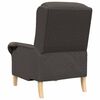vidaXL Fauteuil Donkergrijs 76 x 94 x 102 cm Sharpa stof
