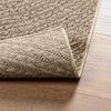 vidaXL Vloerkleed ZIZUR beige binnen en buiten 240x240 cm jute look