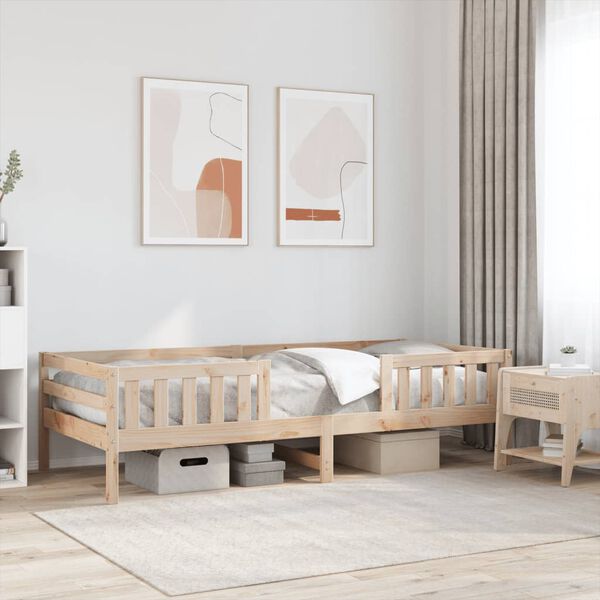 vidaXL Bedframe zonder matras massief grenenhout 90x200 cm
