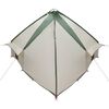 vidaXL Teepee Tent met dak met opslag Groen en Wit 490 x 410 x 210 cm