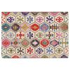 vidaXL Vloerkleed wasbaar 160x230 cm meerkleurig