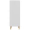 vidaXL Dressoir 34,5x32,5x90 cm bewerkt hout wit