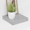 vidaXL Wandschap zwevend 23x23,5x3,8 cm MDF betongrijs