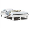 vidaXL Bedframe zonder matras massief grenenhout wit 120x190 cm