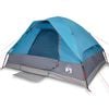 vidaXL Koepeltent 4-persoons waterdicht blauw