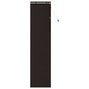 vidaXL Venetiaanse jaloezie Donkerbruin 55 x 250 cm 35 mm