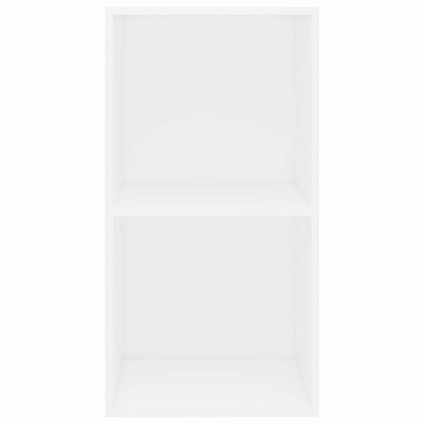 vidaXL Boekenkast 40x30x76,5 cm bewerkt hout wit