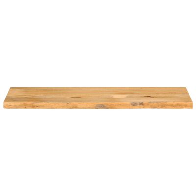 vidaXL Tafelblad met natuurlijke rand 100x30x2,5 cm massief mangohout