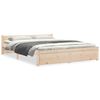 vidaXL Bedframe massief hout 150x200 cm