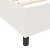 vidaXL Boxspringbed Cr&egrave;me en Wit 120 x 190 cm Katoen Stof