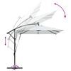 vidaXL Cantilever Banana Parasol Zand 249 x 249 x 250 cm