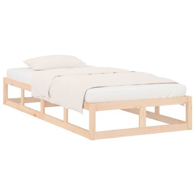 vidaXL Bedframe massief hout 90x190 cm