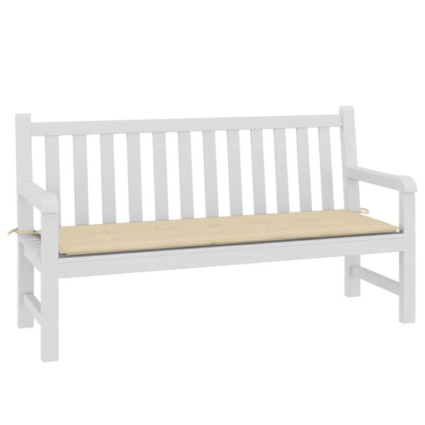 vidaXL Tuinbankkussen 150x50x2 cm oxford stof beige