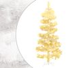 vidaXL Kunstkerstboom met verlichting en standaard 180 cm PVC wit