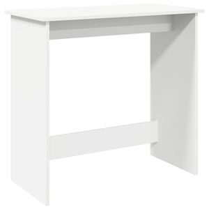 vidaXL Bureau 80x40x75 cm bewerkt hout wit