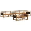vidaXL Buiten bankenset 8 pcs Naturel Massief Acaciahout