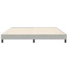 vidaXL Boxspring zonder matras fluweel lichtgrijs 200x210 cm