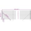 vidaXL Draadgaashek 1,6x25 m gegalvaniseerd staal groen