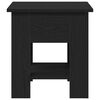 vidaXL Salontafel Zwart Eiken 40 x 40 x 42 cm Bewerkt hout