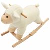 vidaXL Hobbeldier schaap 78x34x58 cm pluche wit