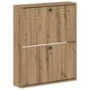 vidaXL Wandgemonteerde Schoenkast ALKMAAR 71 x 17 x 86 cm Bewerkt hout