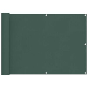 vidaXL Balkon Scherm 75 x 200 cm PU gecoat oxford alu Rechthoekig